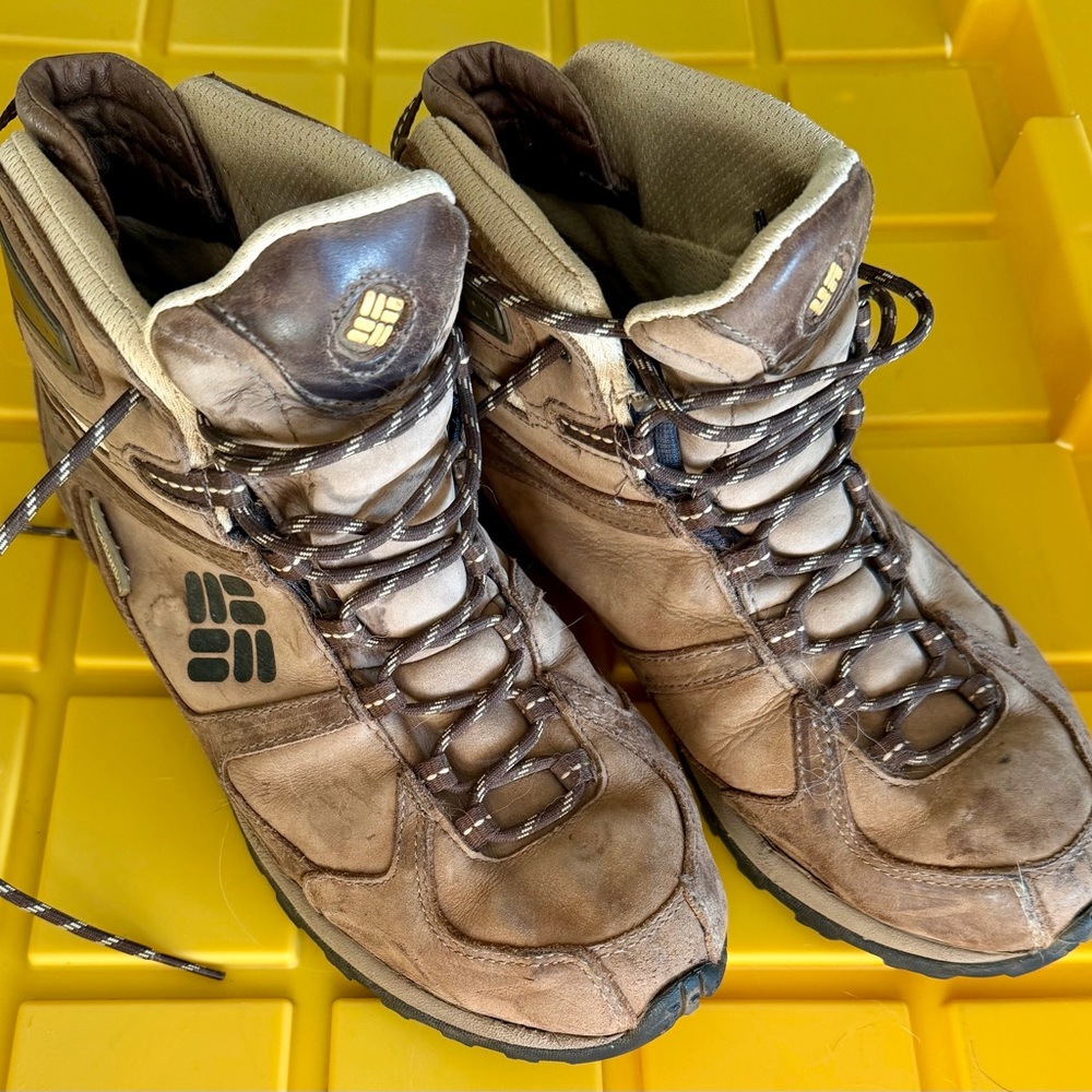 Columbia Brown and Tan Women's Athletic Hiking Boots